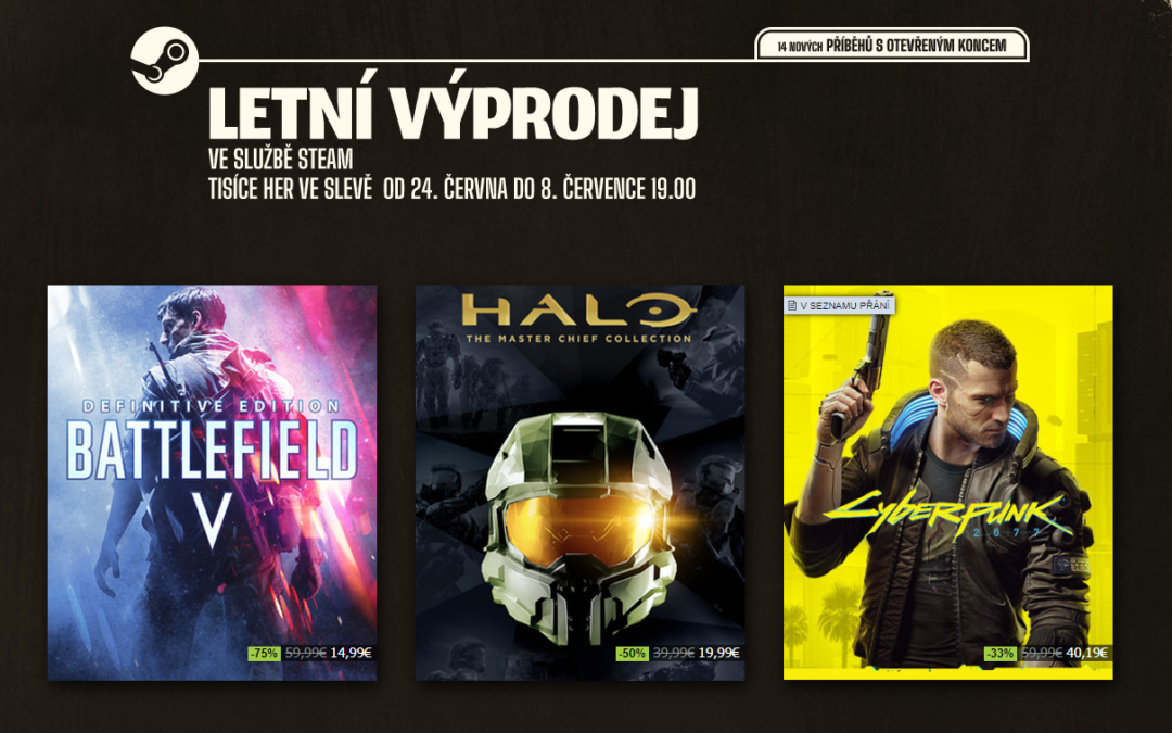 Steam spustil veľký letný výpredaj!