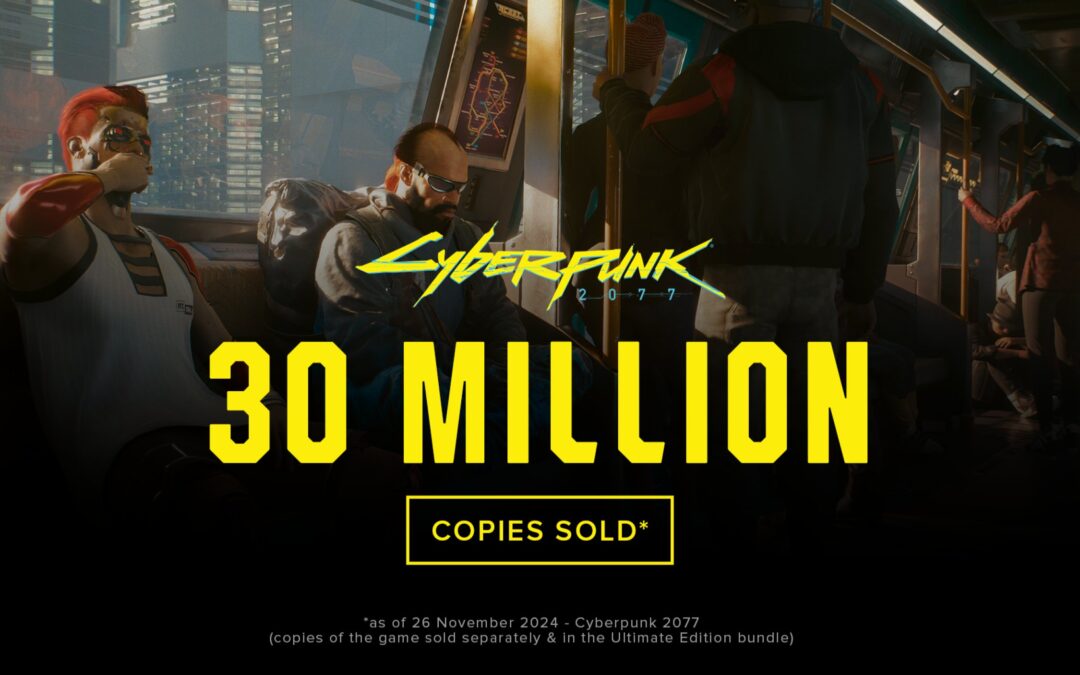 Cyberpunk 2077 predal 30 miliónov kusov!