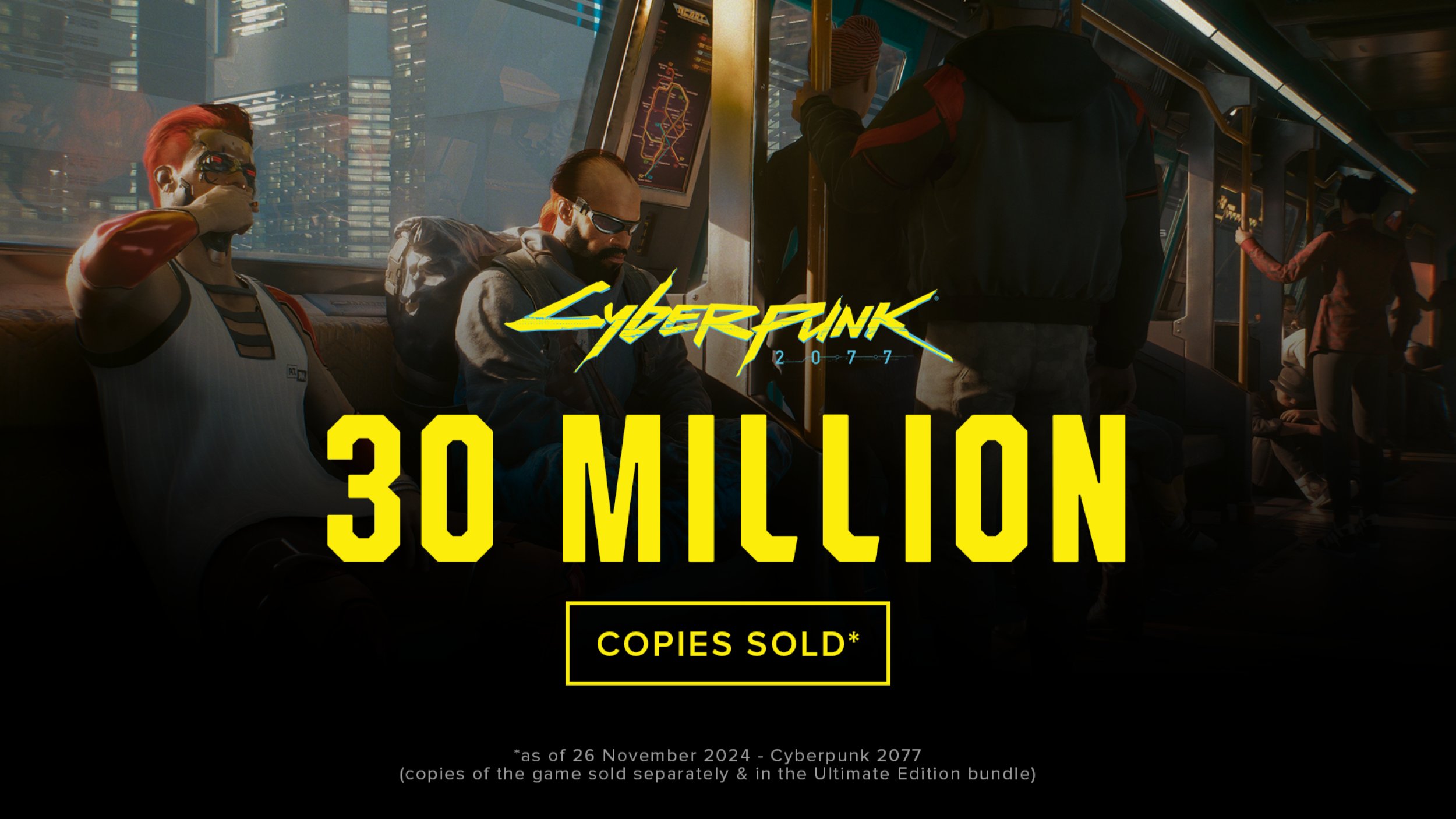 Cyberpunk 2077 predal 30 miliónov kusov!